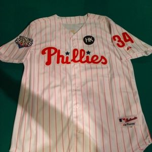 2009 Cliff Lee Philadelphia Phillies World Series Jersey